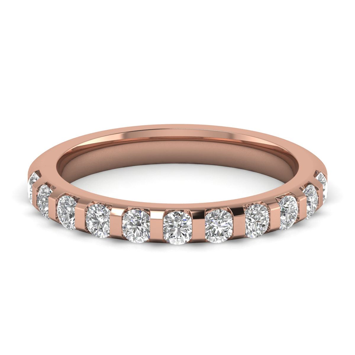 Trish-18K Rose Gold-0.70 Ct-H-I / SI-Natural Diamonds