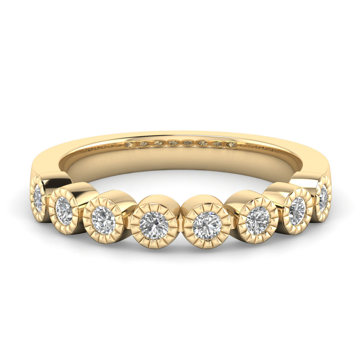 Vivi-18K Yellow Gold-1.25 Ct-H-I / SI-Natural Diamonds