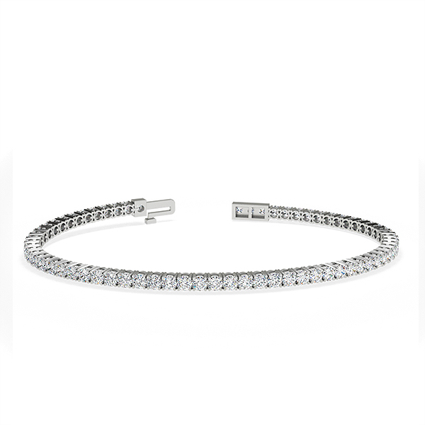 Astrid-Platinum-3.53 Ct-H-I / SI- 6.5 Inch-Natural