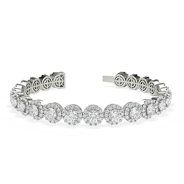 Ady-Platinum-8.58 Ct-H-I / SI- 6.5 Inch-Natural