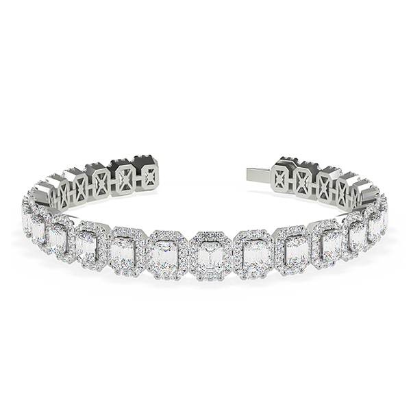 Tonia-Platinum-10.64 Ct-H-I / SI- 6.5 Inch-Natural