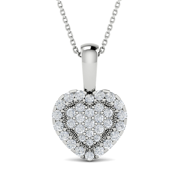 Pansy-Platinum-0.32 Ct-H-I / SI-Natural Diamonds