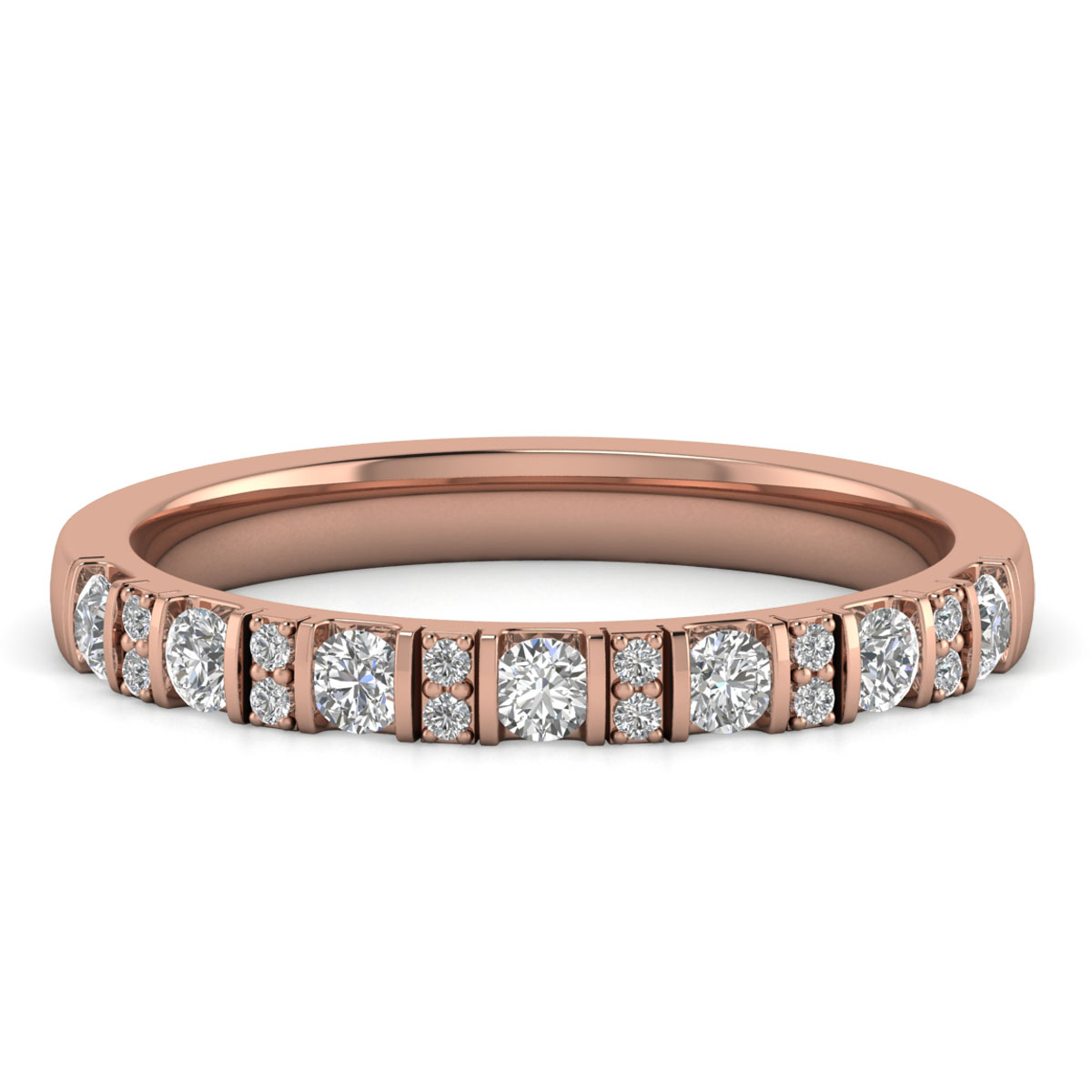 Winter-18K Rose Gold-H-I / SI-Natural Diamonds-0.38 Ct