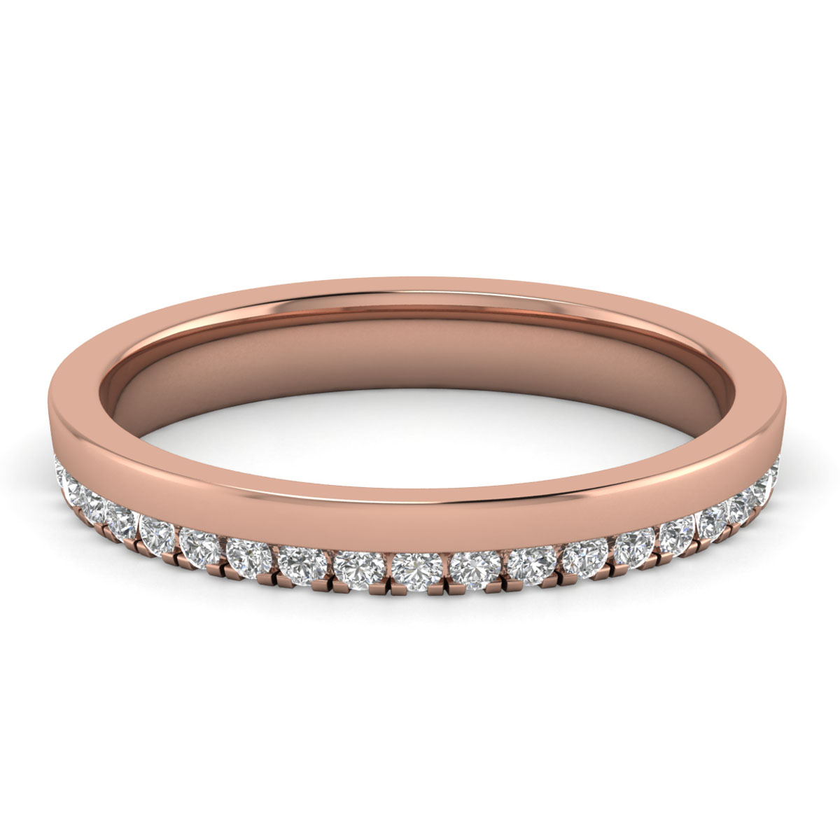 Xena-18K Rose Gold-0.23 Ct-H-I / SI-Natural Diamonds