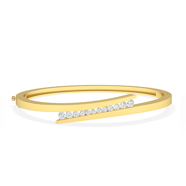 Caprice-18K Yellow Gold-0.72 Ct-H-I / SI-Small-Natural