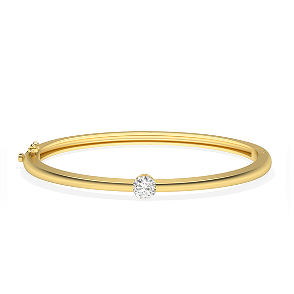 Mandy-18K Yellow Gold-0.75 Ct-H-I / SI-Small-Natural