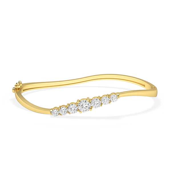Nikki-18K Yellow Gold-1.46 Ct-H-I / SI-Small-Natural