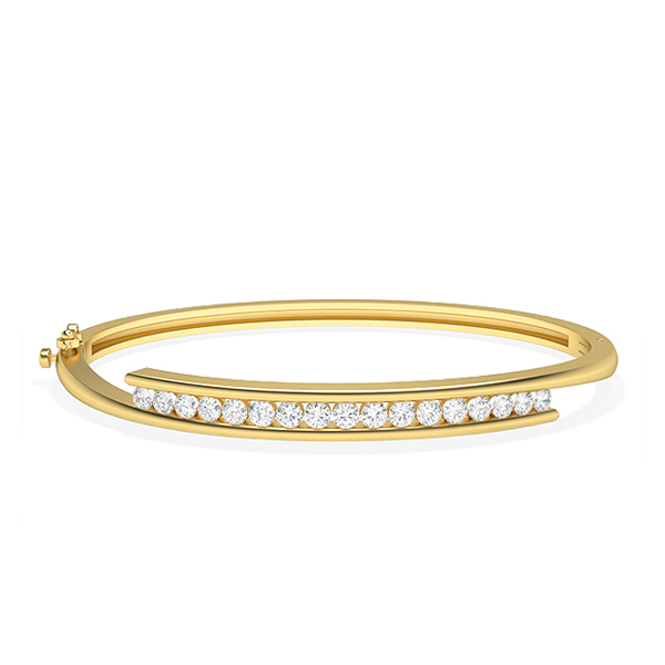 Jade-18K Yellow Gold-0.97 Ct-H-I / SI-Small-Natural