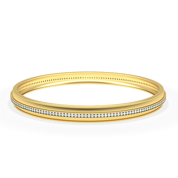 Sissy-18K Yellow Gold-0.64 Ct-H-I / SI-Small-Natural