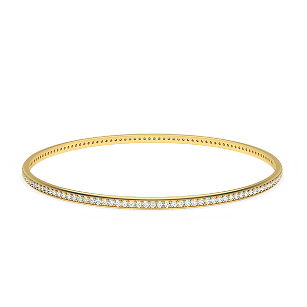 Mea-18K Yellow Gold-0.85 Ct-H-I / SI-Small-Natural