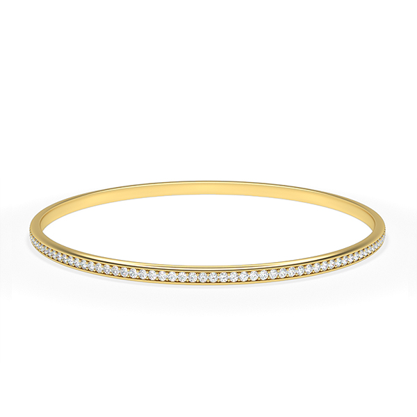 Ginny-18K Yellow Gold-0.93 Ct-H-I / SI-Small-Natural