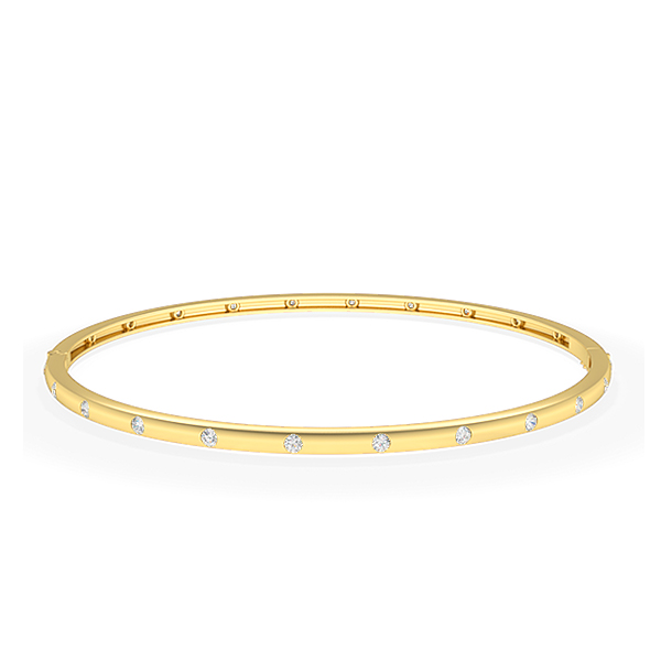 Kiana-18K Yellow Gold-0.32 Ct-H-I / SI-Small-Natural