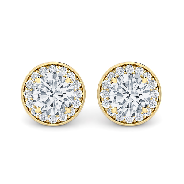 Bead Set Stud Earrings