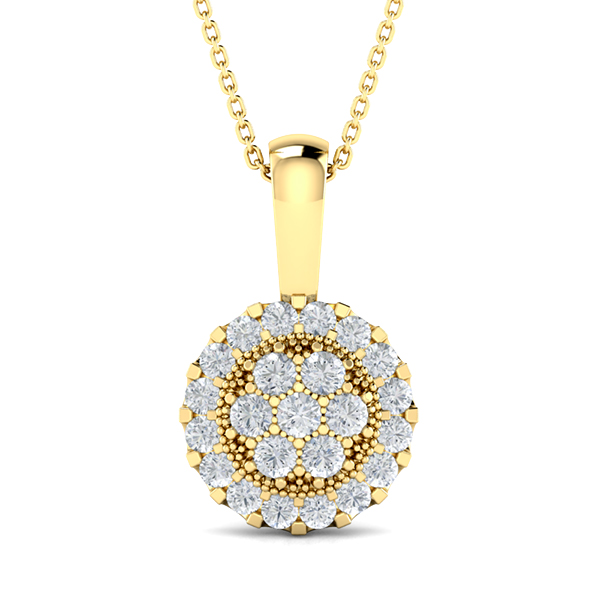 Joya-18K Yellow Gold-0.31 Ct-H-I / SI-Natural Diamonds