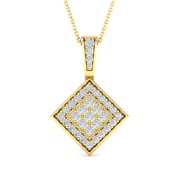 Annie-18K Yellow Gold-0.37 Ct-H-I / SI-Natural Diamonds