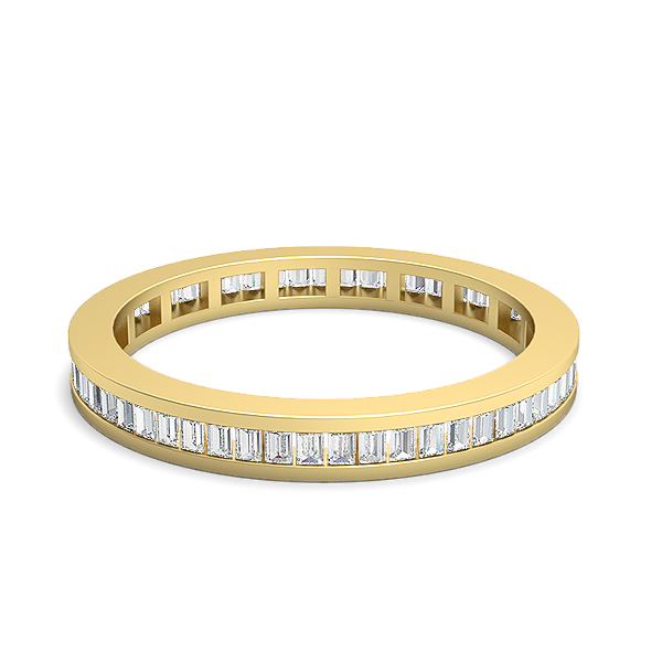 Estrella-18K Yellow Gold-0.55 Ct-H-I / SI-Natural Diamonds