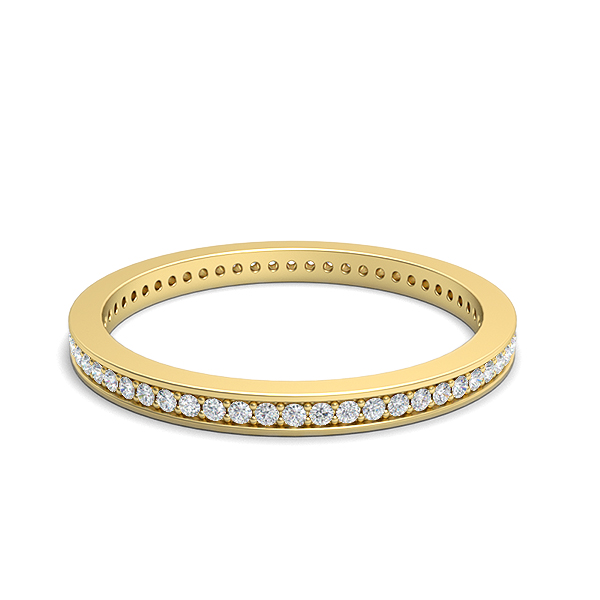 Celestia-18K Yellow Gold-0.22 Ct-H-I / SI-Natural Diamonds