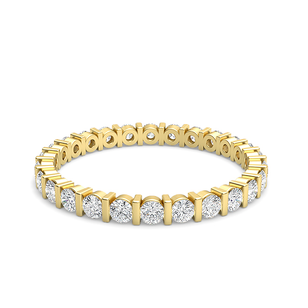 Elana-18K Yellow Gold-0.60 Ct-H-I / SI-Natural Diamonds