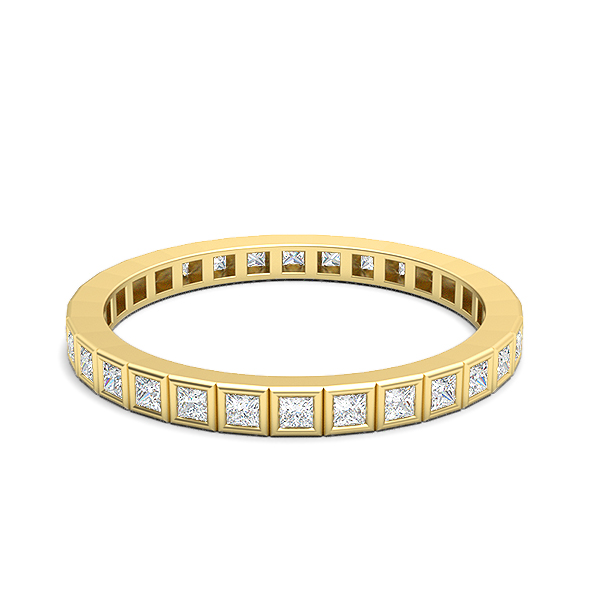 Briella-18K Yellow Gold-0.50 Ct-H-I / SI-Natural Diamonds