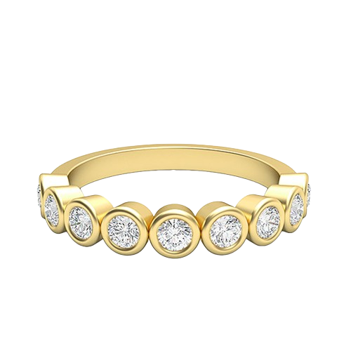 Annalisa-18K Yellow Gold-0.49 Ct-H-I / SI-Natural Diamonds
