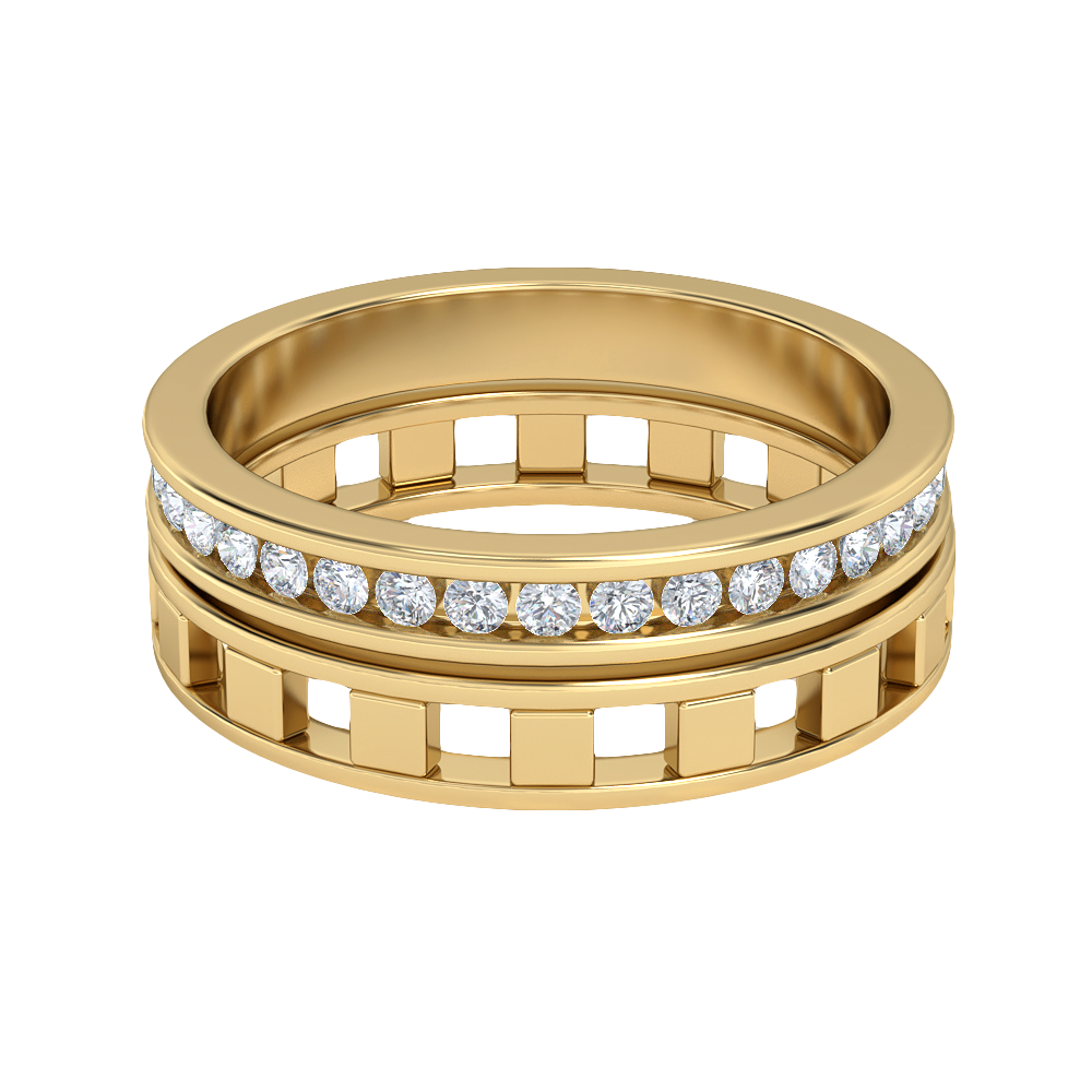 London-18K Yellow Gold-0.58 Ct-H-I / SI-Lab Diamonds