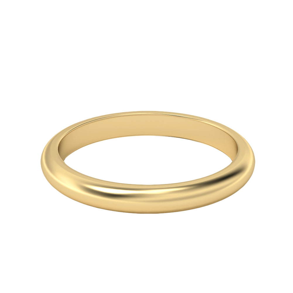 Dallas-18K Yellow Gold-2.5 mm / Medium