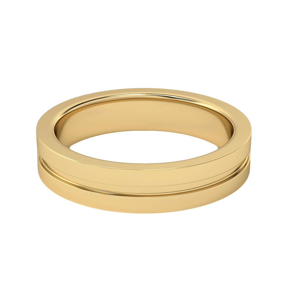 Sam-18K Yellow Gold-4 mm
