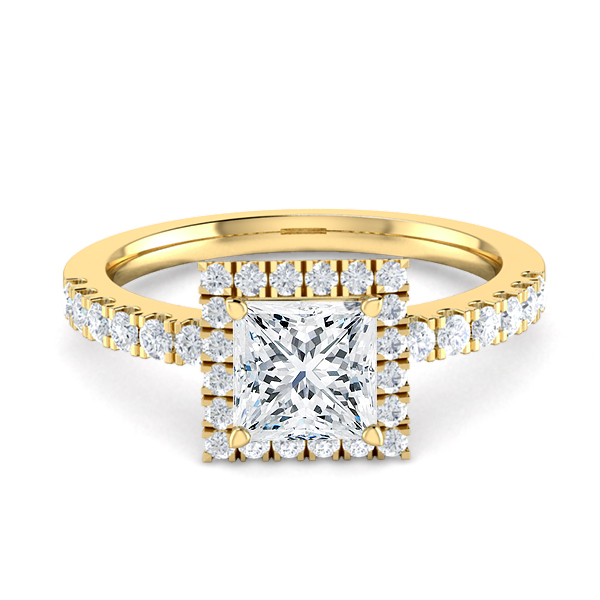 Meta Title Emerald Beatrice Halo Diamond Engagement Ring