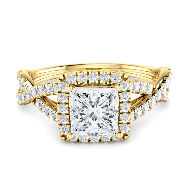 Meta Title Emerald Beatrice Halo Diamond Engagement Ring