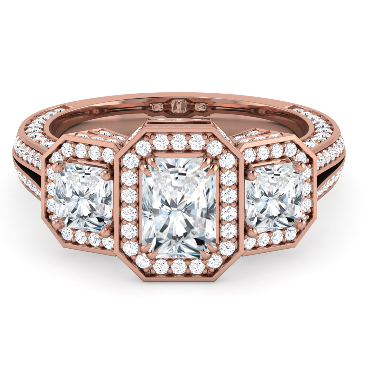 Meta Title Emerald Beatrice Halo Diamond Engagement Ring