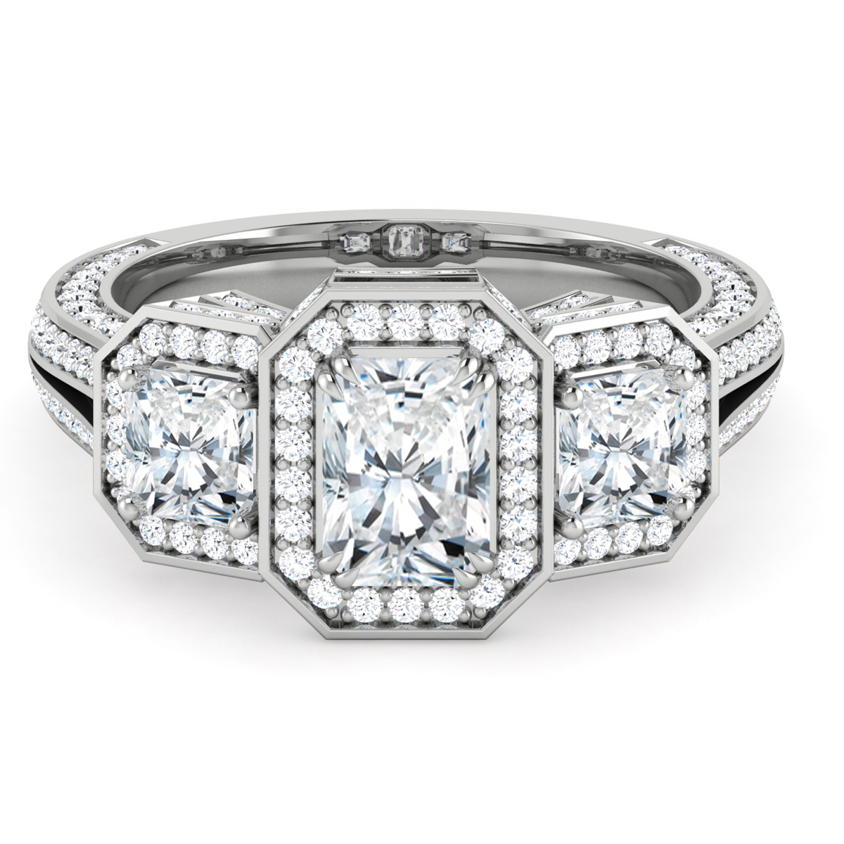 Meta Title Emerald Beatrice Halo Diamond Engagement Ring