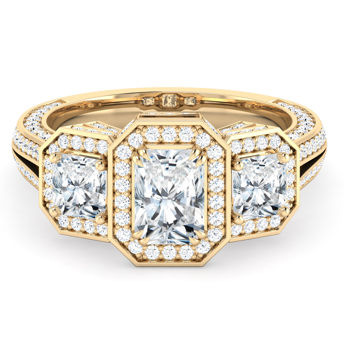 Meta Title Emerald Beatrice Halo Diamond Engagement Ring