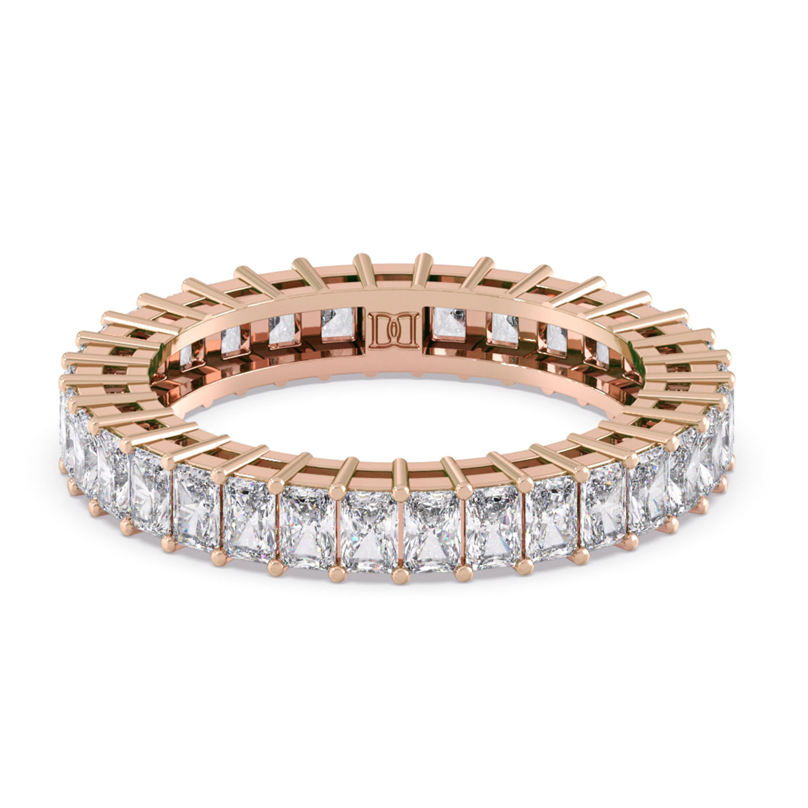 Norma-18K Rose Gold-3.30 Ct-H-I / SI-Natural Diamonds