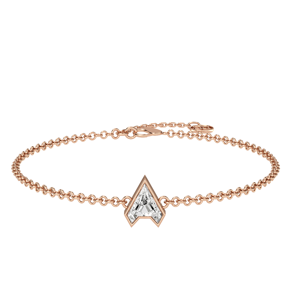 A-18K Rose Gold-Bracelet-7 mm