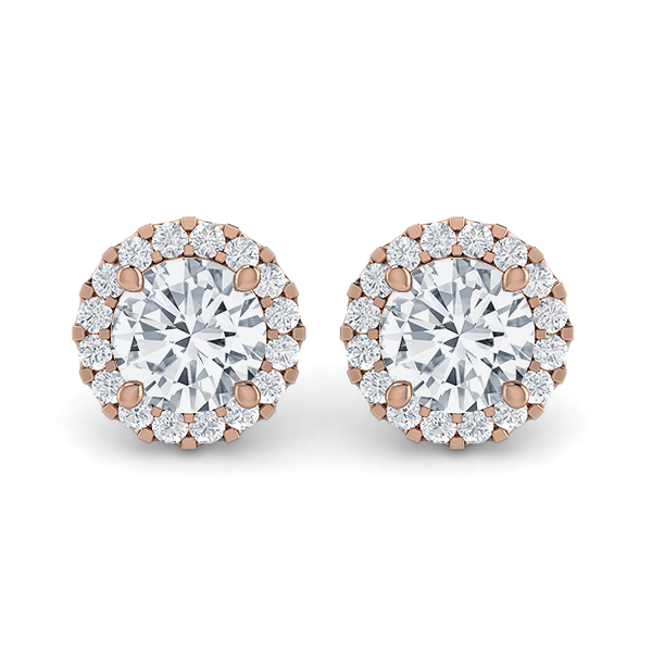 Diamond Vintage Earring With 0.81 Total Carat Weight  Princess Shape Diamond