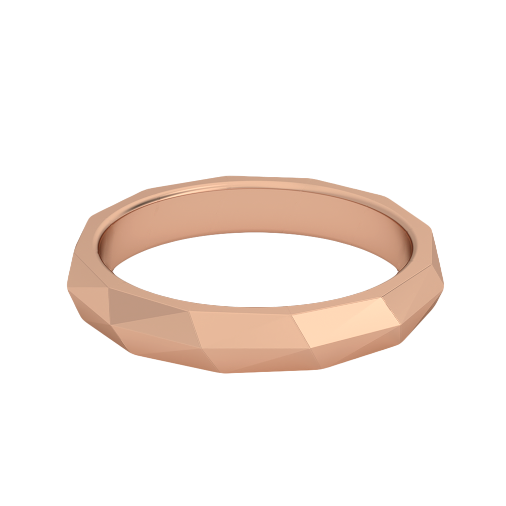 Budapest-18K Rose Gold-3 mm