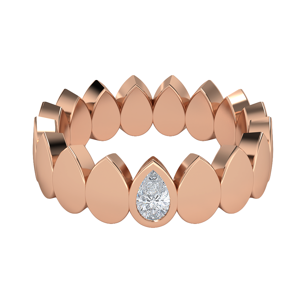 Avaline-18K Rose Gold-0.21 Ct-H-I / SI-Natural Diamonds