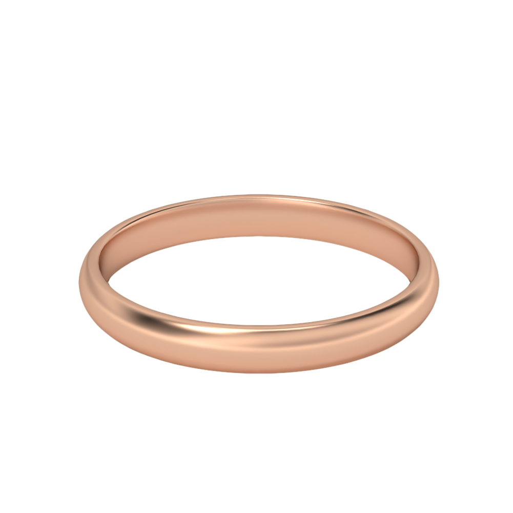 Athens-18K Rose Gold-2.5 mm / Classic