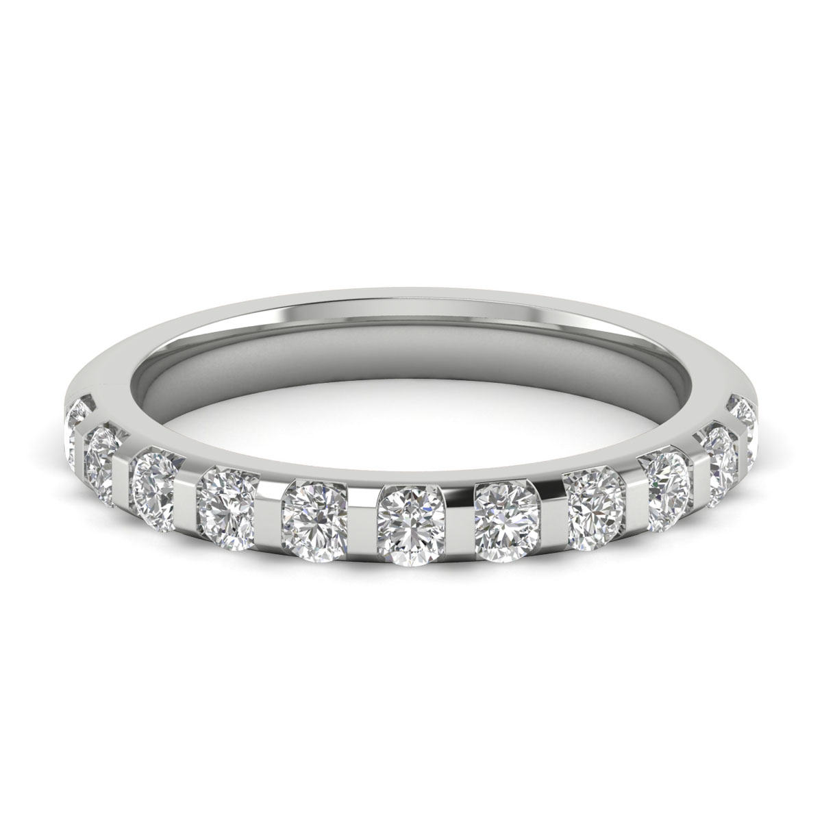 Diamond Half Eternity Diamond Band