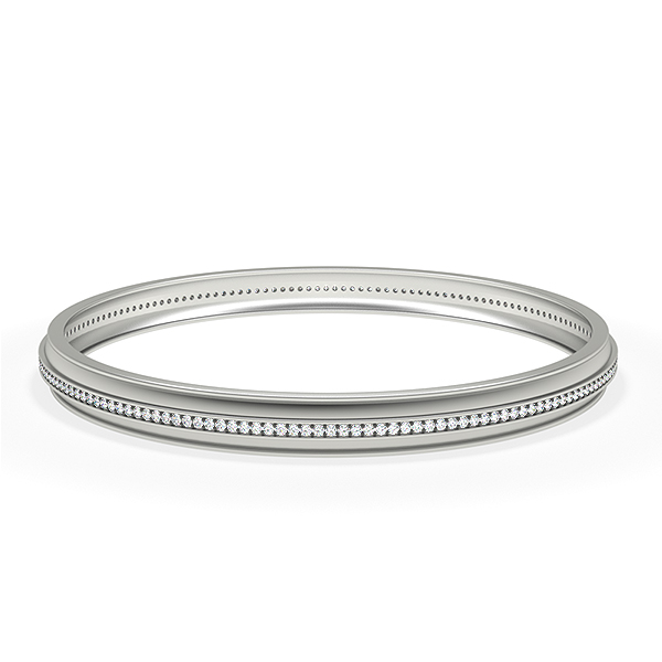 Full Eternity Round Diamond Bangle