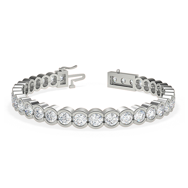Round Diamond Tennis Bracelet