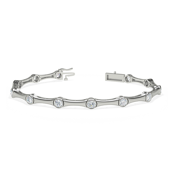 Ayana-Platinum-2.18 Ct-H-I / SI- 6.5 Inch-Natural