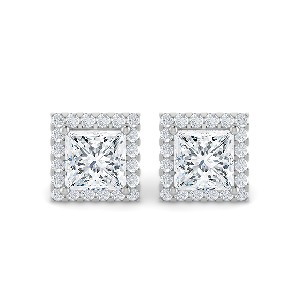 Helina With 0.6 Total Carat Weight  Princess Shape Diamond