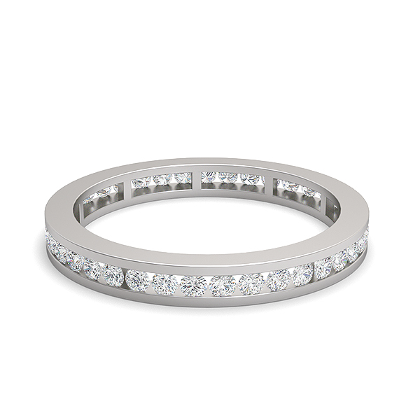 Round Diamond Full Eternity Ring   