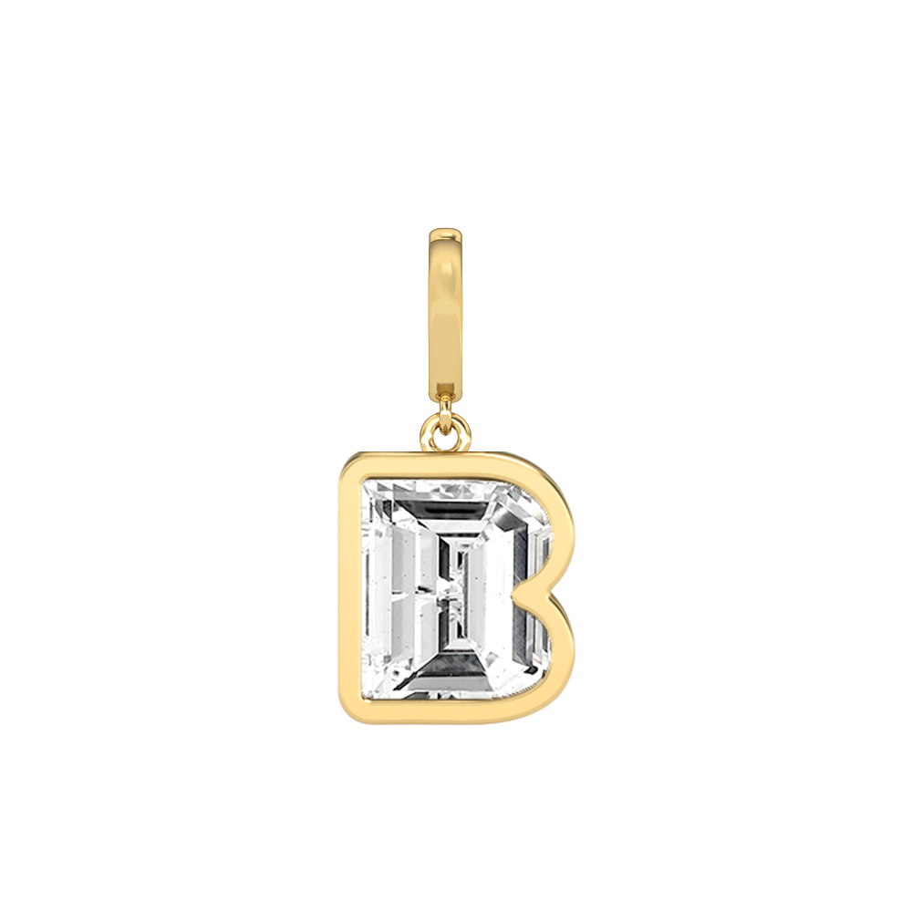 B-18K Yellow Gold-Charm-7 mm