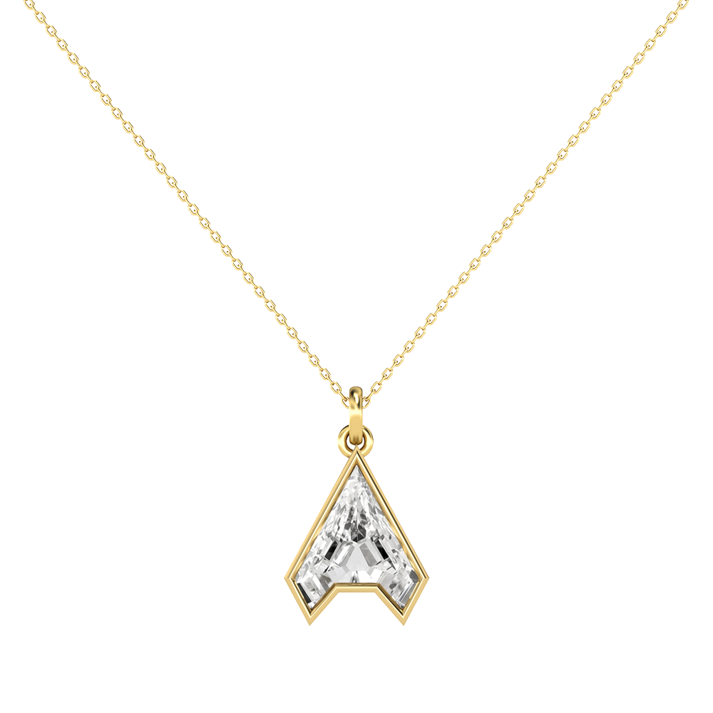 A-18K Yellow Gold-Pendant-7 mm