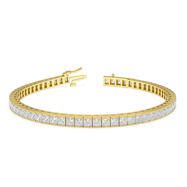 Elliana-18K Yellow Gold-6.20 Ct-H-I / SI- 6.5 Inch-Natural