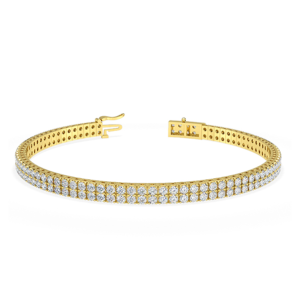 Shirley-18K Yellow Gold-3.45 Ct-H-I / SI- 6.5 Inch-Natural