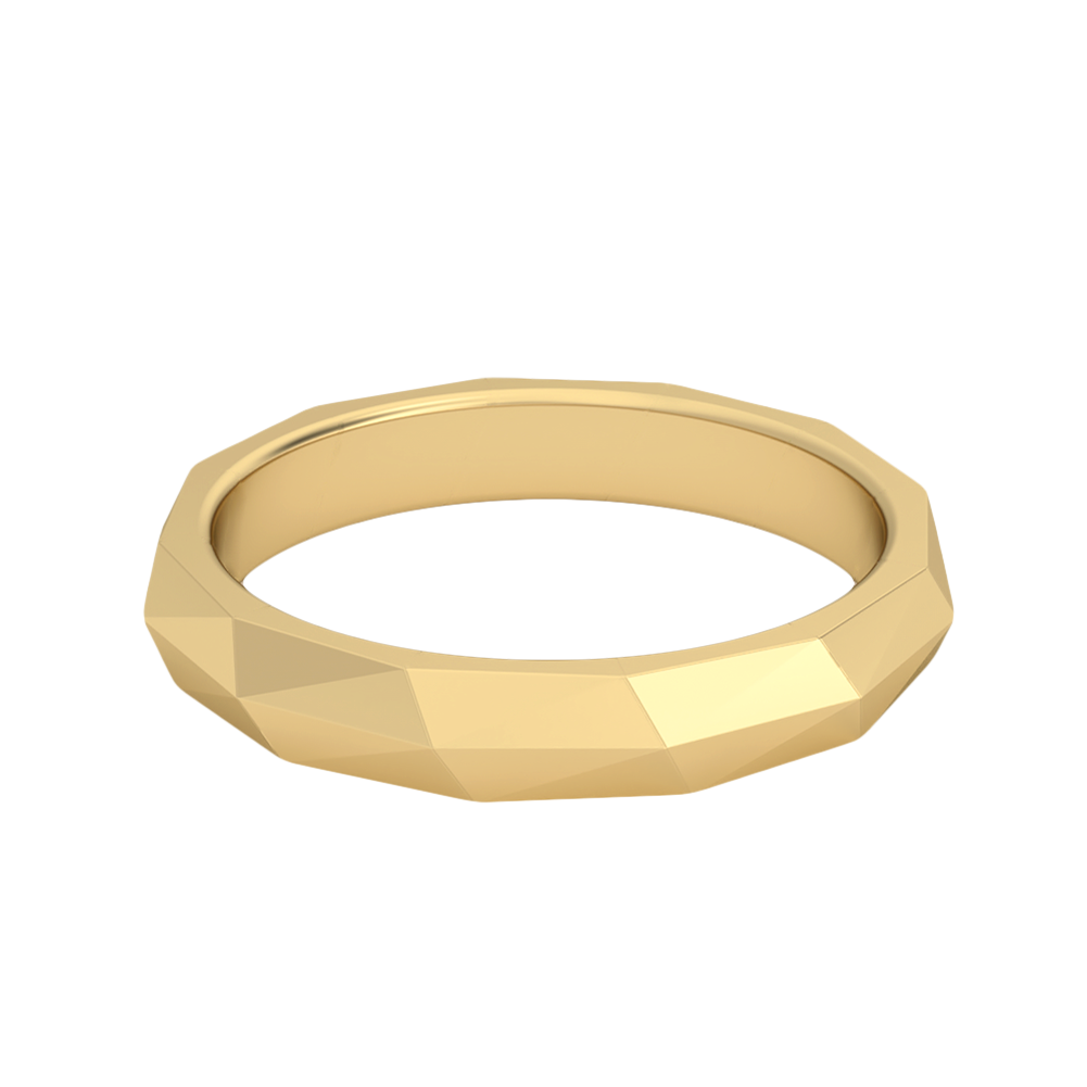 Budapest-18K Yellow Gold-3 mm