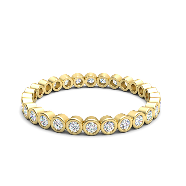 Arianna-18K Yellow Gold-0.23 Ct-H-I / SI-Natural Diamonds